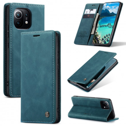 Flip Cover Xiaomi Mi 11 Effet Cuir CASEME Flip Cover Xiaomi Mi 11 Effet Cuir CASEME