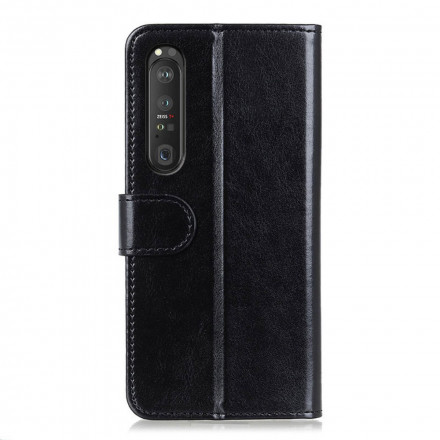 Housse Sony Xperia 1 III Simili Cuir Finesse Housse Sony Xperia 1 III Simili Cuir Finesse