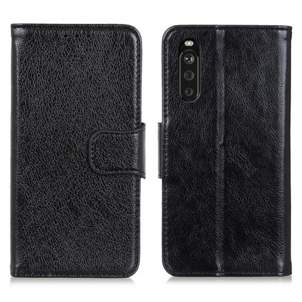 Housse Sony Xperia 10 III Cuir Nappa Fendu Housse Sony Xperia 10 III Cuir Nappa Fendu