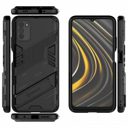 Coque Poco M3 Support Amovible Deux Positions Mains Libres Coque Poco M3 Support Amovible Deux Positions Mains Libres