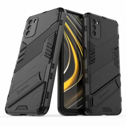Coque Poco M3 Support Amovible Deux Positions Mains Libres Coque Poco M3 Support Amovible Deux Positions Mains Libres