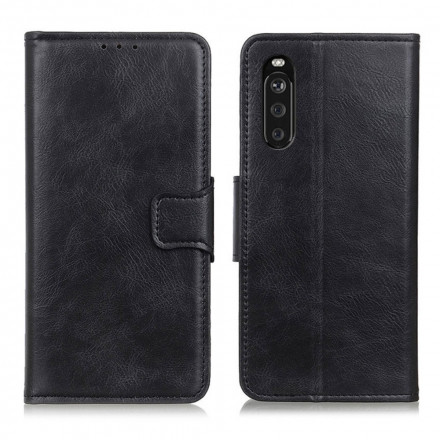 Housse Sony Xperia 10 III Effet Cuir Fermoir Réversible Housse Sony Xperia 10 III Effet Cuir Fermoir Réversible