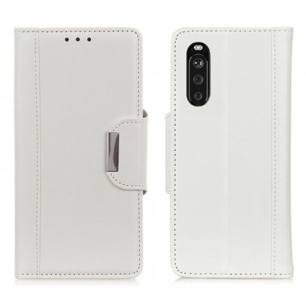 Housse Sony Xperia 10 III Simili Cuir Fermoir Élégance Housse Sony Xperia 10 III Simili Cuir Fermoir Élégance