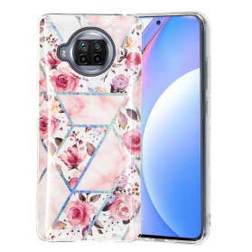 Coque Xiaomi Mi 10T Lite 5G / Redmi Note 9 Pro 5G Marbrée Fleurs