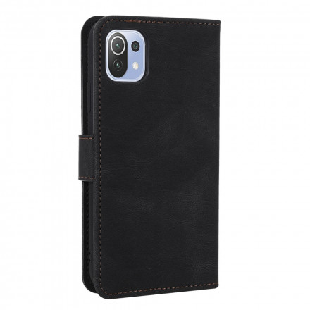 Housse Xiaomi Mi 11 Lite / Lite 5G Simili Cuir Bicolore Rivets Housse Xiaomi Mi 11 Lite / Lite 5G Simili Cuir Bicolore Rivets