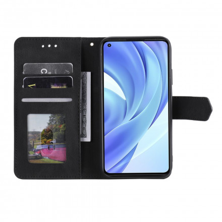 Housse Xiaomi Mi 11 Lite / Lite 5G Simili Cuir Bicolore Rivets Housse Xiaomi Mi 11 Lite / Lite 5G Simili Cuir Bicolore Rivets