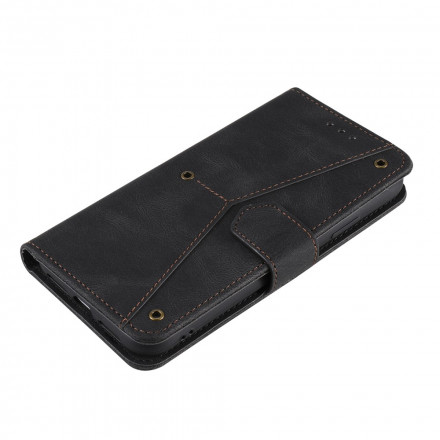Housse Xiaomi Mi 11 Lite / Lite 5G Simili Cuir Bicolore Rivets Housse Xiaomi Mi 11 Lite / Lite 5G Simili Cuir Bicolore Rivets