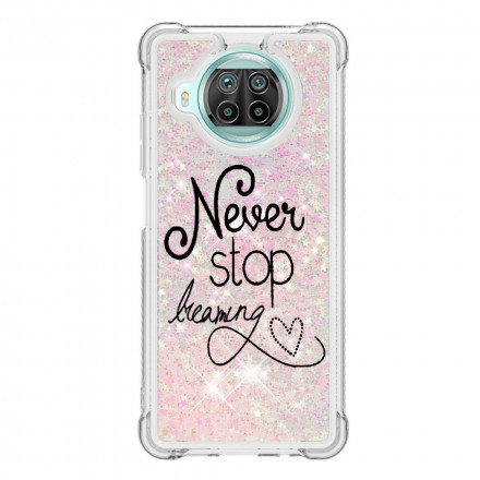 Coque Xiaomi Mi 10T Lite 5G / Redmi Note 9 Pro 5G Never Stop Dreaming Paillettes Coque Xiaomi Mi 10T Lite 5G / Redmi Note 9 Pro 5G Never Stop Dreaming Paillettes