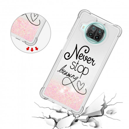 Coque Xiaomi Mi 10T Lite 5G / Redmi Note 9 Pro 5G Never Stop Dreaming Paillettes Coque Xiaomi Mi 10T Lite 5G / Redmi Note 9 Pro 5G Never Stop Dreaming Paillettes
