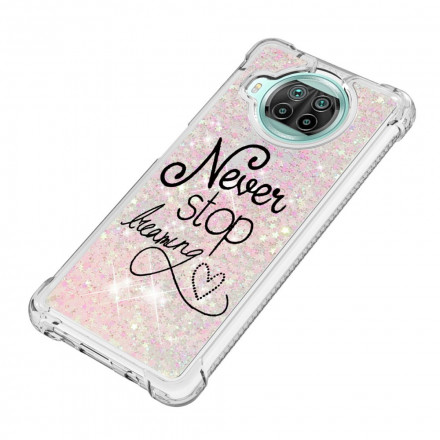 Coque Xiaomi Mi 10T Lite 5G / Redmi Note 9 Pro 5G Never Stop Dreaming Paillettes Coque Xiaomi Mi 10T Lite 5G / Redmi Note 9 Pro 5G Never Stop Dreaming Paillettes