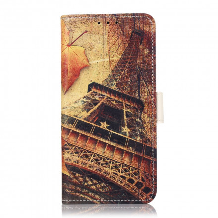 Housse Xiaomi Mi 11 Lite / Lite 5G Tour Eiffel en Automne