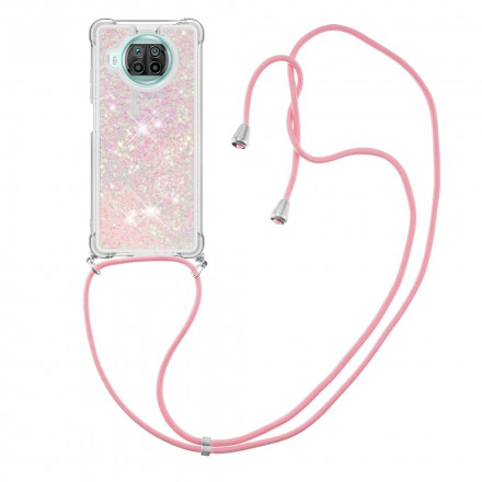 Coque Xiaomi Mi 10T Lite 5G  / Redmi Note 9 Pro 5G Paillettes avec Cordon