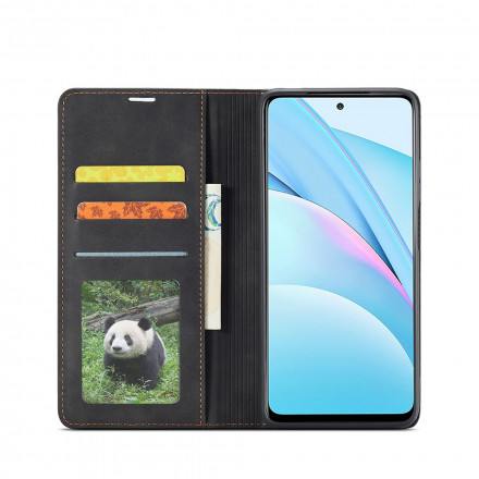 Flip Cover Xiaomi Mi 10T Lite 5G  / Redmi Note 9 Pro 5G Effet Cuir FORWENW