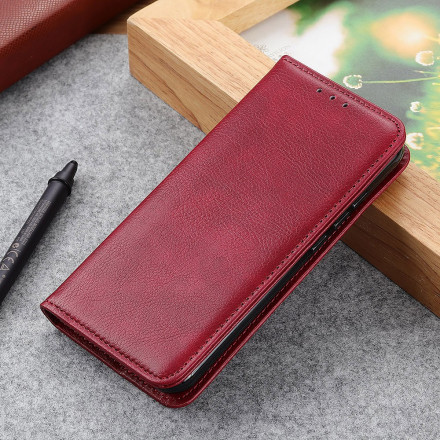 Flip Cover Xiaomi Mi 11 Lite / Lite 5G Cuir Litchi Fendu Élégance Flip Cover Xiaomi Mi 11 Lite / Lite 5G Cuir Litchi Fendu Élégance