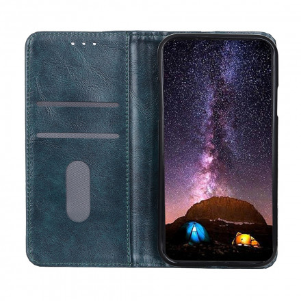 Flip Cover Xiaomi Mi 11 Lite / Lite 5G Cuir Fendu Vintage Rivets Flip Cover Xiaomi Mi 11 Lite / Lite 5G Cuir Fendu Vintage Rivets