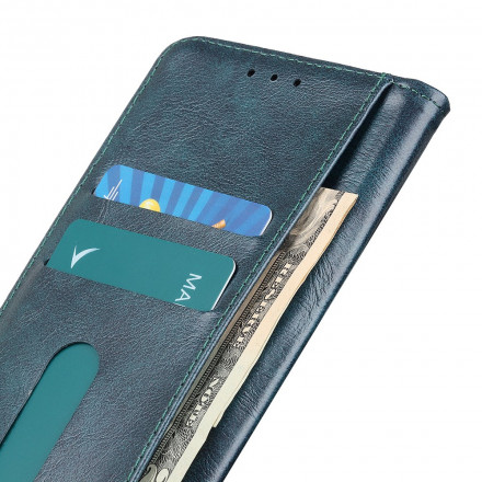 Flip Cover Xiaomi Mi 11 Lite / Lite 5G Cuir Fendu Vintage Rivets Flip Cover Xiaomi Mi 11 Lite / Lite 5G Cuir Fendu Vintage Rivets