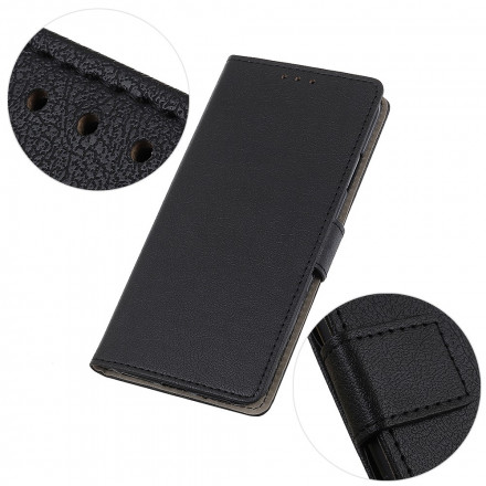 Housse Xiaomi Mi 11 Lite / Lite 5G Effet Cuir Brillant Simple Housse Xiaomi Mi 11 Lite / Lite 5G Effet Cuir Brillant Simple