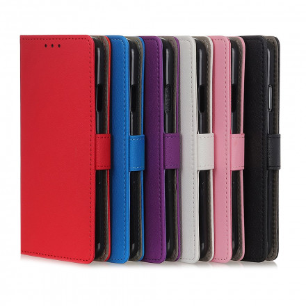 Housse Xiaomi Mi 11 Lite / Lite 5G Effet Cuir Brillant Simple Housse Xiaomi Mi 11 Lite / Lite 5G Effet Cuir Brillant Simple