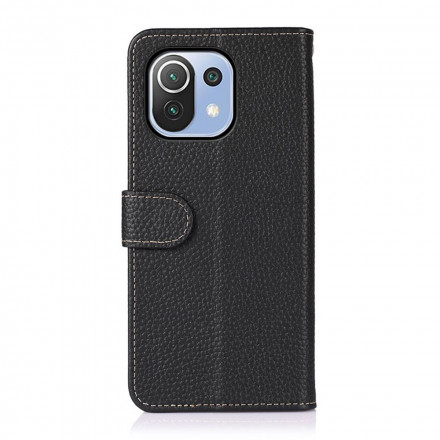 Housse Xiaomi Mi 11 Lite / Lite 5G Cuir Litchi KHAZNEH Housse Xiaomi Mi 11 Lite / Lite 5G Cuir Litchi KHAZNEH