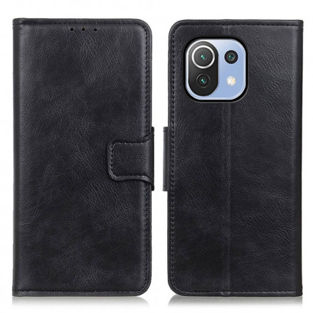 Housse Xiaomi Mi 11 Lite / Lite 5G Effet Cuir Fermoir Réversible Housse Xiaomi Mi 11 Lite / Lite 5G Effet Cuir Fermoir Réversible
