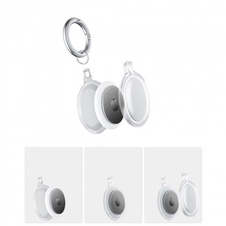 Porte-Clés AirTag Silicone Transparent Porte-Clés AirTag Silicone Transparent