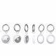 Porte-Clés AirTag Silicone Transparent Porte-Clés AirTag Silicone Transparent