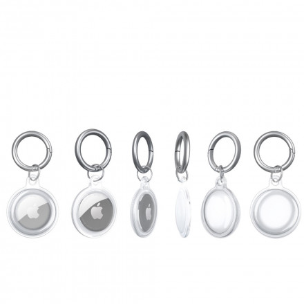 Porte-Clés AirTag Silicone Transparent Porte-Clés AirTag Silicone Transparent