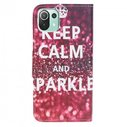 Housse Xiaomi Mi 11 Lite / Lite 5G Keep Calm and Sparkle Housse Xiaomi Mi 11 Lite / Lite 5G Keep Calm and Sparkle