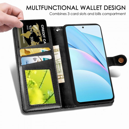 Housse Xiaomi Mi 10T Lite 5G / Redmi Note 9 Pro 5G Fermoir Vintage Housse Xiaomi Mi 10T Lite 5G / Redmi Note 9 Pro 5G Fermoir Vintage
