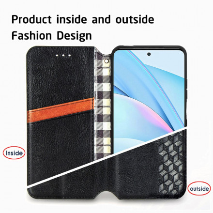 Flip Cover Xiaomi Mi 10T Lite 5G / Redmi Note 9 Pro 5G Effet Cuir Texture Diamant Flip Cover Xiaomi Mi 10T Lite 5G / Redmi Note 9 Pro 5G Effet Cuir Texture Diamant