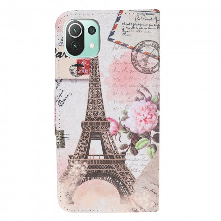 Housse Xiaomi Mi 11 Lite / Lite 5G Tour Eiffel Rétro Housse Xiaomi Mi 11 Lite / Lite 5G Tour Eiffel Rétro