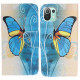 Housse Xiaomi Mi 11 Lite / Lite 5G Papillon Bleu et Jaune Housse Xiaomi Mi 11 Lite / Lite 5G Papillon Bleu et Jaune