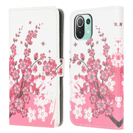 Housse Xiaomi Mi 11 Lite / Lite 5G Tropical Flower Housse Xiaomi Mi 11 Lite / Lite 5G Tropical Flower