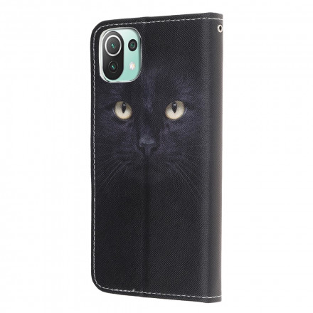 Housse Xiaomi Mi 11 Lite / Lite 5G Yeux de Chat Noir Housse Xiaomi Mi 11 Lite / Lite 5G Yeux de Chat Noir