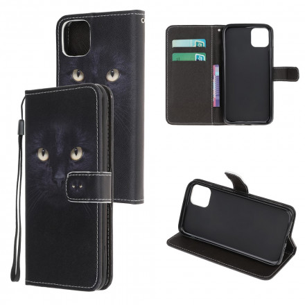 Housse Xiaomi Mi 11 Lite / Lite 5G Yeux de Chat Noir Housse Xiaomi Mi 11 Lite / Lite 5G Yeux de Chat Noir