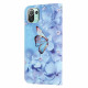Housse Xiaomi Mi 11 Lite / Lite 5G Papillons Diamants à Lanière Housse Xiaomi Mi 11 Lite / Lite 5G Papillons Diamants à Lanière
