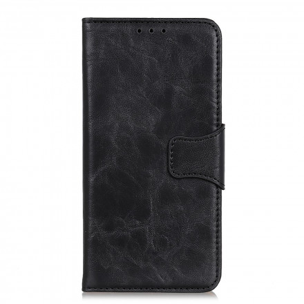 Housse Oppo A54 5G / A74 5G Cuir Fendu Fermoir Réversible Housse Oppo A54 5G / A74 5G Cuir Fendu Fermoir Réversible
