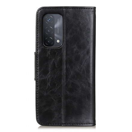 Housse Oppo A54 5G / A74 5G Cuir Fendu Fermoir Réversible Housse Oppo A54 5G / A74 5G Cuir Fendu Fermoir Réversible