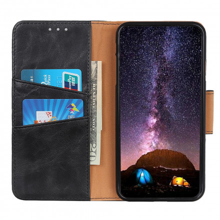 Housse Oppo A54 5G / A74 5G Cuir Fendu Fermoir Réversible Housse Oppo A54 5G / A74 5G Cuir Fendu Fermoir Réversible