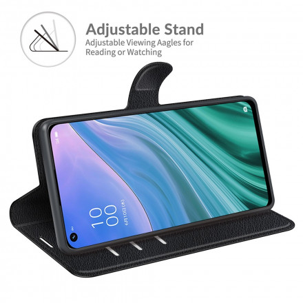 Housse Oppo A54 5G / A74 5G Simili Cuir Litchi Classique Housse Oppo A54 5G / A74 5G Simili Cuir Litchi Classique