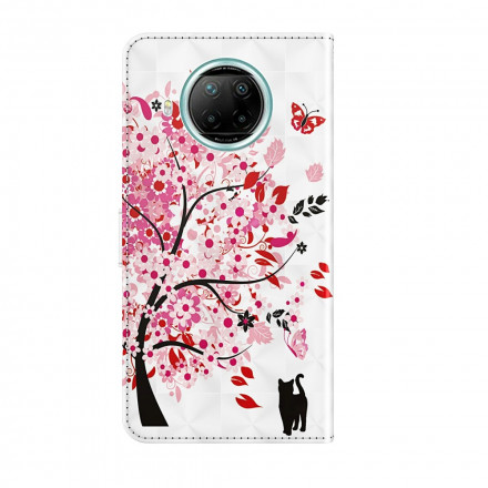 Housse Xiaomi Mi 10T Lite 5G / Redmi Note 9 Pro 5G Light Spot Arbre Rose Housse Xiaomi Mi 10T Lite 5G / Redmi Note 9 Pro 5G Light Spot Arbre Rose