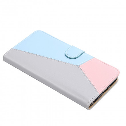 Housse Xiaomi Mi 10T Lite 5G / Redmi Note 9 Pro 5G Effet Cuir Tricolore Housse Xiaomi Mi 10T Lite 5G / Redmi Note 9 Pro 5G Effet Cuir Tricolore