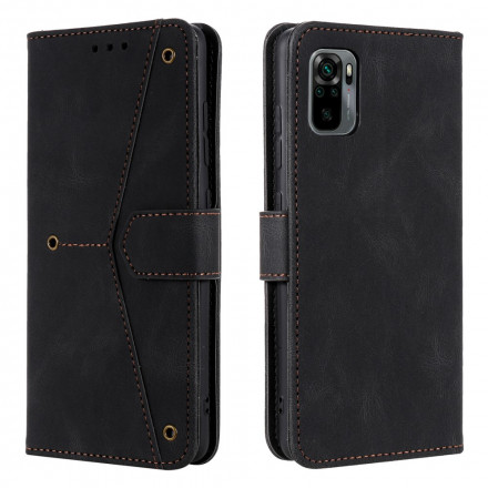 Housse Xiaomi Redmi Note 10 0 5G Simili Cuir Bicolore Rivets Housse Xiaomi Redmi Note 10 0 5G Simili Cuir Bicolore Rivets