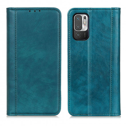 Flip Cover Xiaomi Redmi Note 10 5G Version Cuir Litchi Fendu