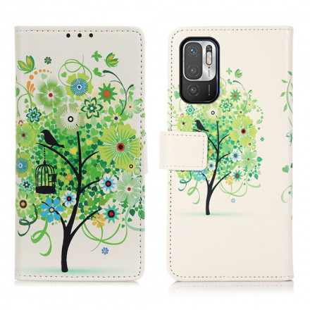 Housse Xiaomi Redmi Note 10 5G Arbre Fleuri Housse Xiaomi Redmi Note 10 5G Arbre Fleuri