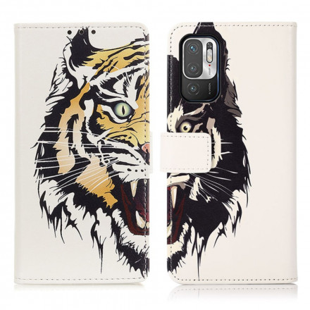 Housse Xiaomi Redmi Note 10 5G Tigre Féroce Housse Xiaomi Redmi Note 10 5G Tigre Féroce