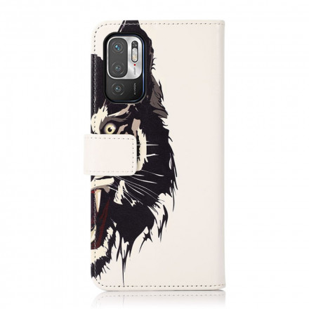 Housse Xiaomi Redmi Note 10 5G Tigre Féroce Housse Xiaomi Redmi Note 10 5G Tigre Féroce