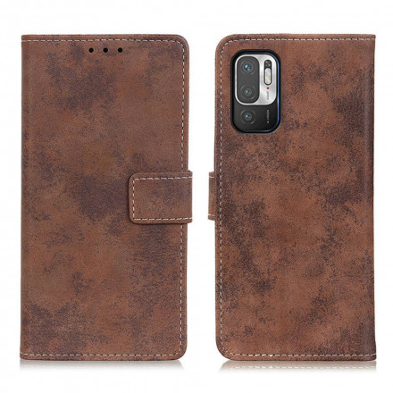 Housse Xiaomi Redmi Note 10 5G Effet Cuir Vintage Housse Xiaomi Redmi Note 10 5G Effet Cuir Vintage