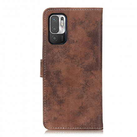 Housse Xiaomi Redmi Note 10 5G Effet Cuir Vintage Housse Xiaomi Redmi Note 10 5G Effet Cuir Vintage
