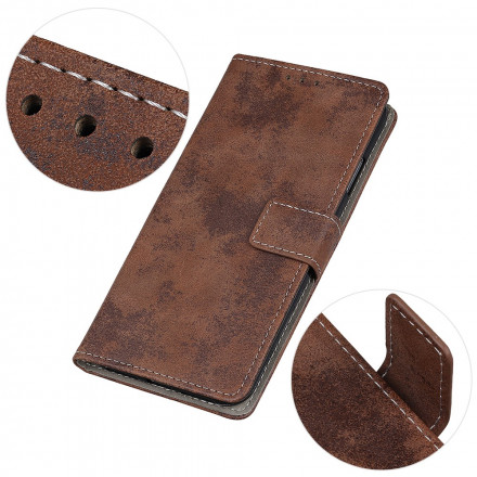 Housse Xiaomi Redmi Note 10 5G Effet Cuir Vintage Housse Xiaomi Redmi Note 10 5G Effet Cuir Vintage